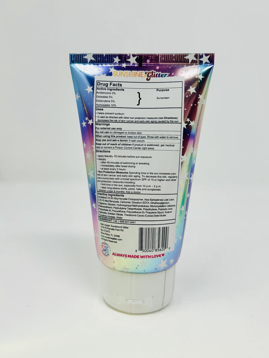 Sea Star Sparkle Cosmic SPF 50 Biodegradable Glitter Sunscreen