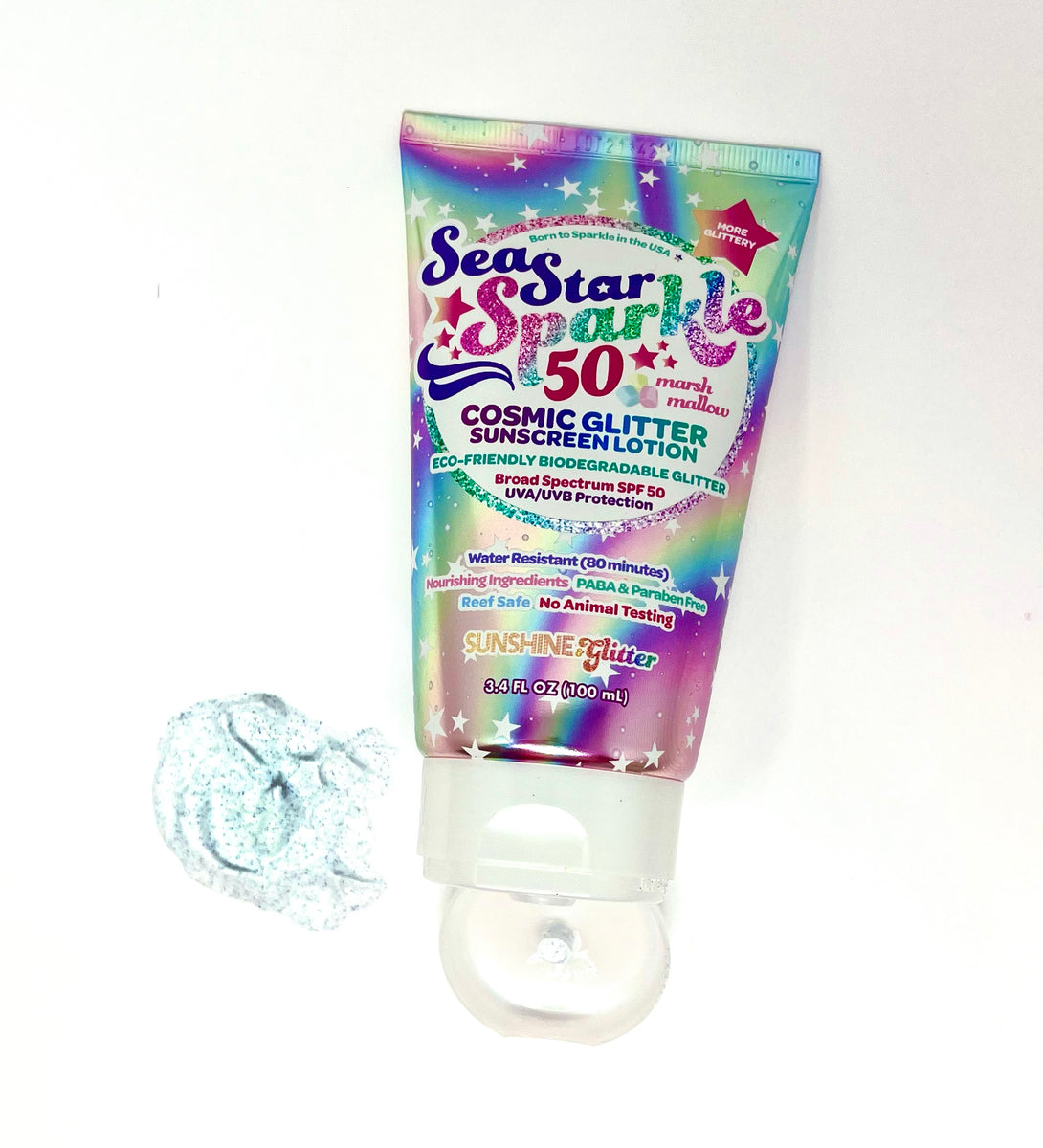 Sea Star Sparkle Cosmic SPF 50 Biodegradable Glitter Sunscreen