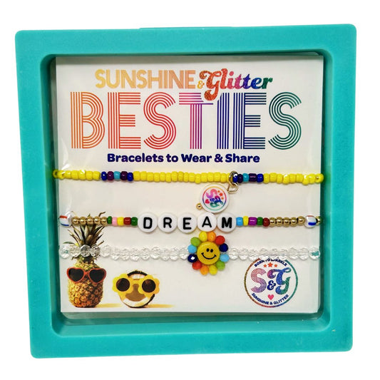 BESTIES Bracelet Set - DREAM - Teal Box