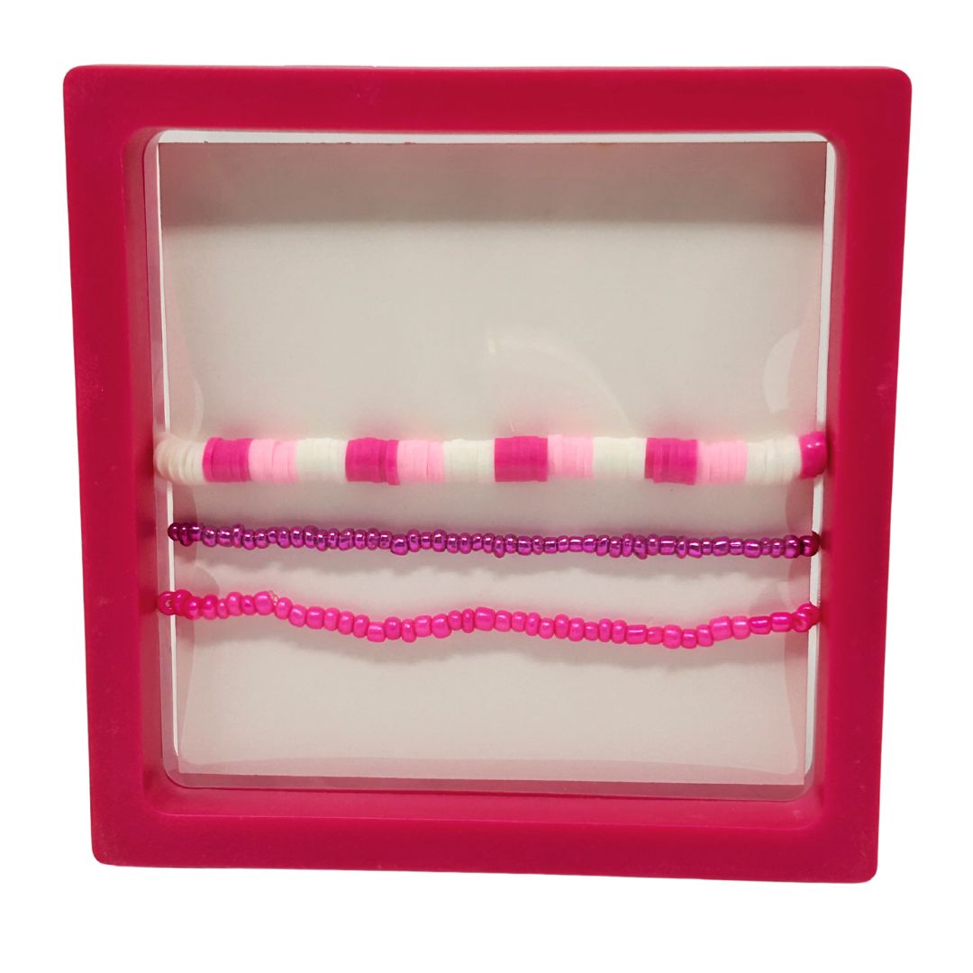 BESTIES Bracelet Set - Rockstar Pink Box