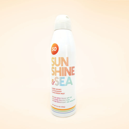 Sunshine & Sea SPF 50 Sparkle Free Sport Antioxidant Mist